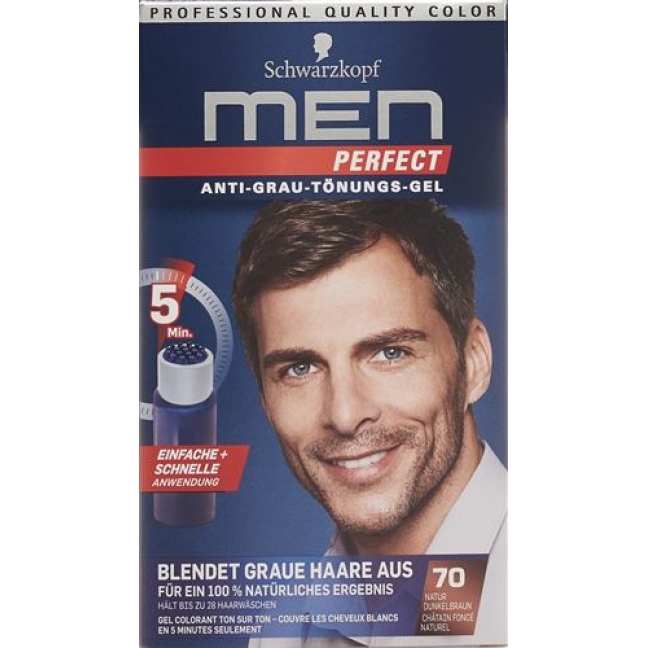 Men Perfect Tonung 70 Natur Dunkelbraun