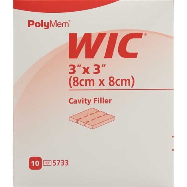 POLYMEM WIC WUNDFUEL 8X8CM