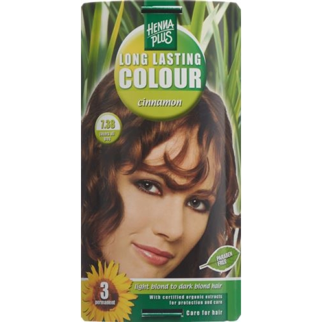 Henna Plus Long Last Colour 7.38 Zimt