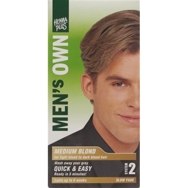 Henna Plus Mens Own Syst2 Mittel-Blond