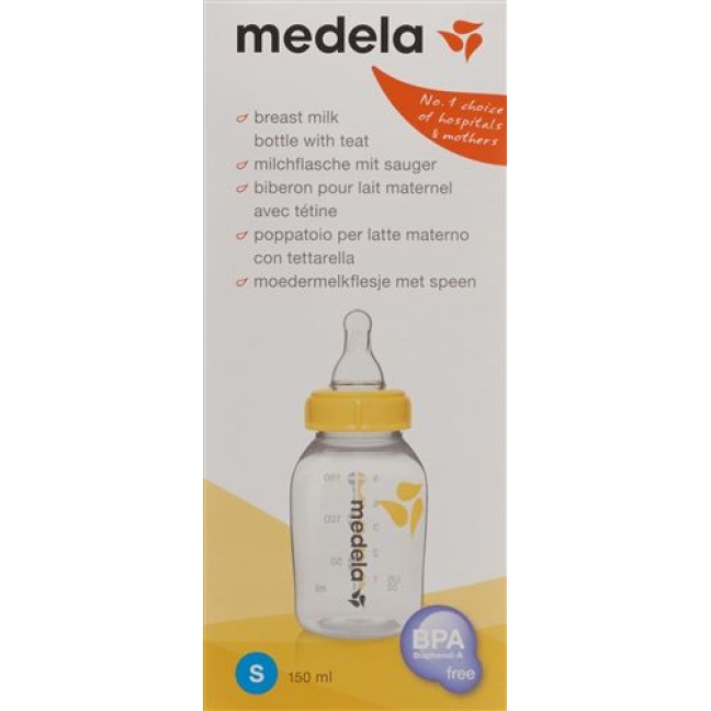 Medela Milchflasche mit Sauger 150мл S