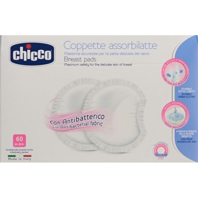 Chicco Stilleinlage Leicht U Sicher Antibak 60 штук