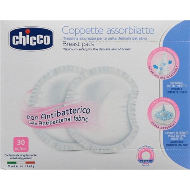 Chicco Stilleinlage Leicht U Sicher Antibak 30 штук