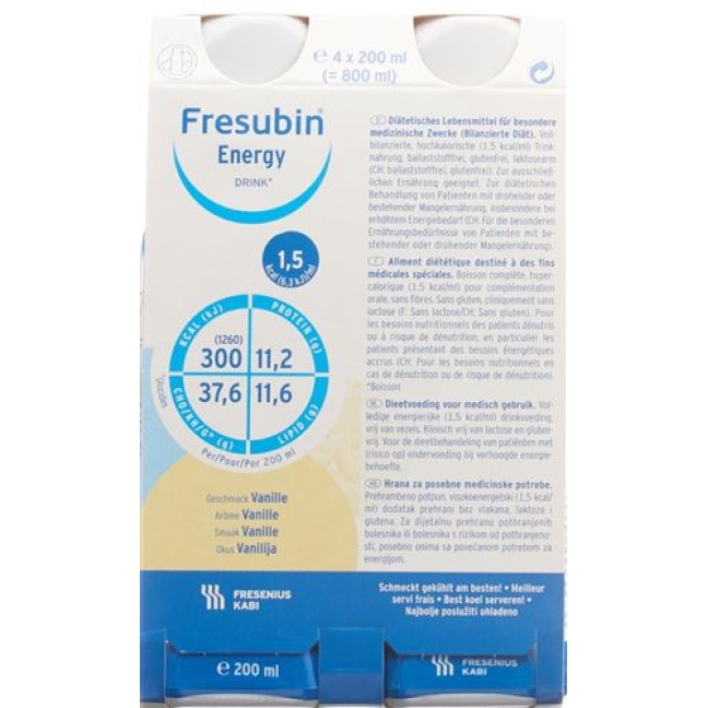 FRESUBIN ENERGY DRINK VANILLE