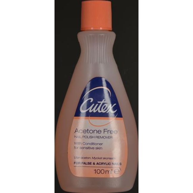 Cutex Nail Polish Remover Acetone Free 100мл