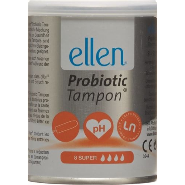 Ellen Probiotic Tampon Super Dose 8 штук