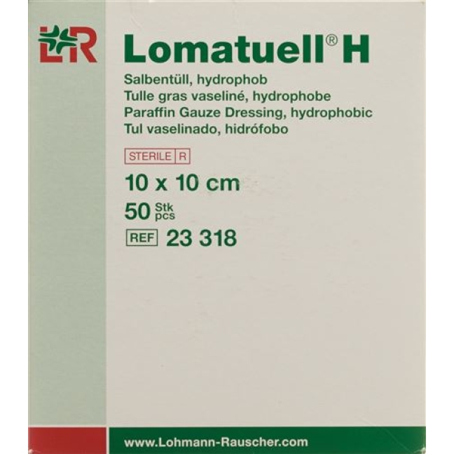 Lomatuell H Salbenkompresse 10x10см стерильный 50 штук