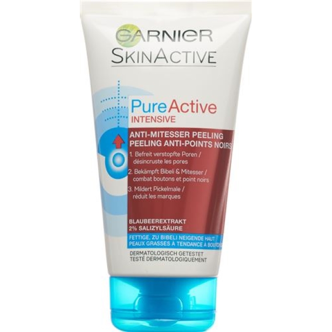 Garnier PureActive Anti-Bibeli Peeling-Washcream 150мл