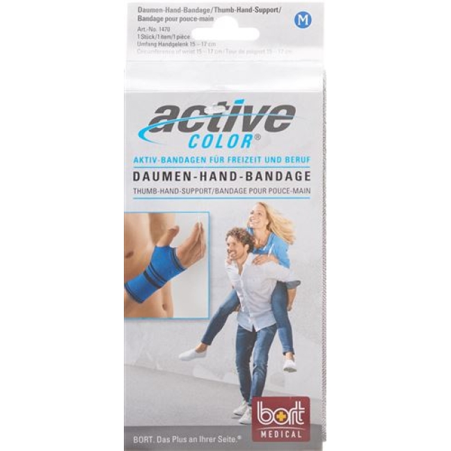 Bort Activecolor Daumen-hand-bandage размер M Blau