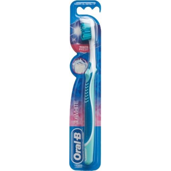 Oral B 3D White зубная щётка 35 Mittel Kurzkopf