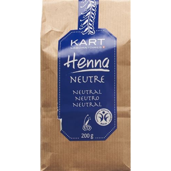 Kart Henna Pulver Neutral Bdih Sachet 200г