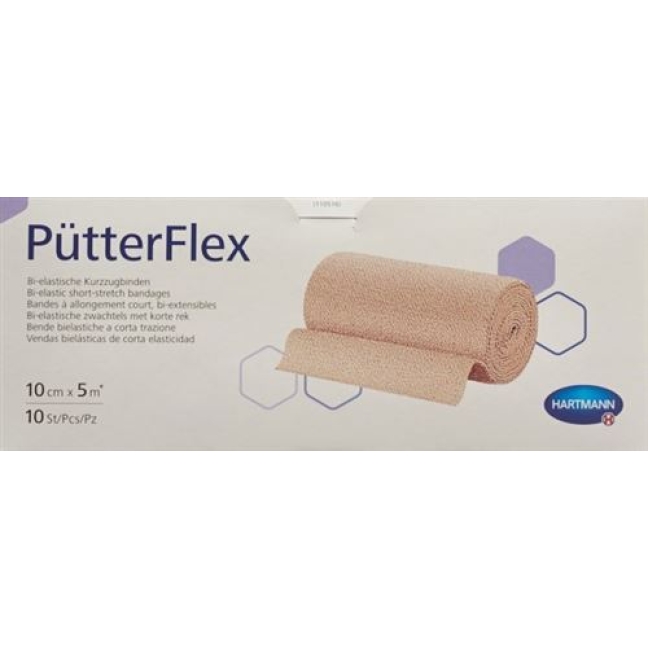 Puetter Flex бинт 10смx5m 10 штук