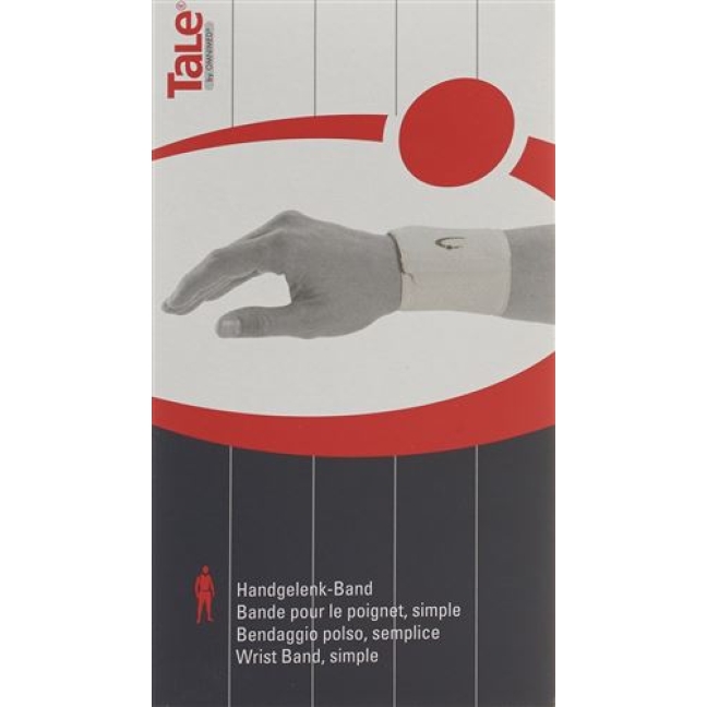 Tale Handgelenk Bandage Velcro 7.5см Weiss