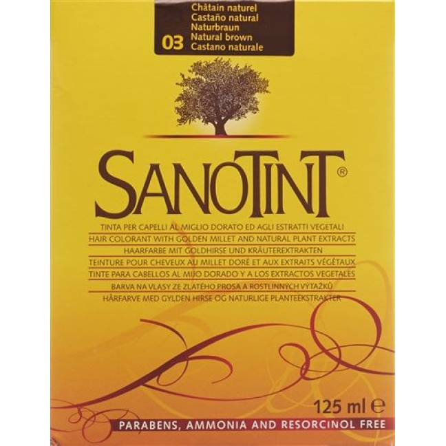 Sanotint цвет волос 03 Naturbraun