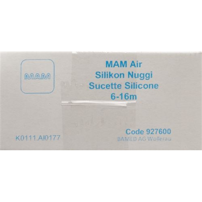 Mam Air Nuggi Silikon 6-16 Monate 6x 2 штуки Assortiert