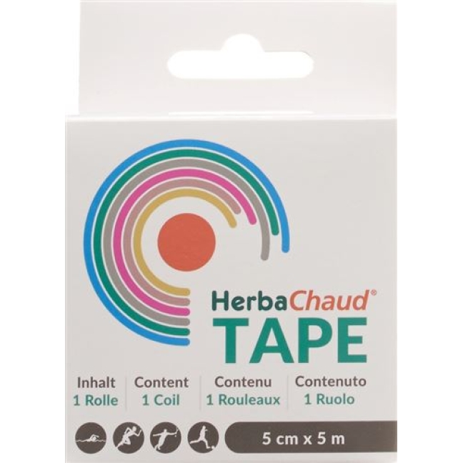 Herbachaud Tape 5смx5m Pink