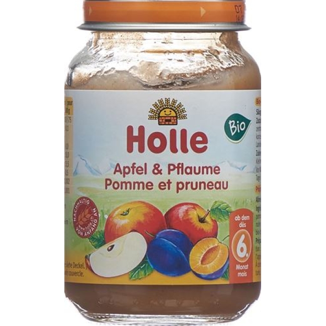 Holle Apfel & Pflaume 190г