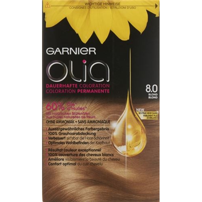 Olia Haarfarbe 8.0 Blond