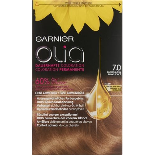 Olia Haarfarbe 7.0 Dunkelblond