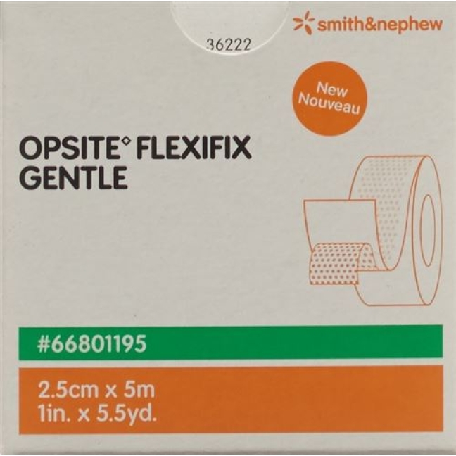 Opsite Flexifix Gentle Folienverband 2.5смx5м