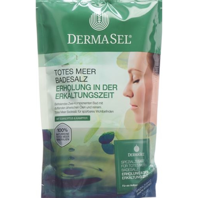 DermaSel SPA Meer Badesalz Erholung in der Erkaltungszeit +20мл 400г