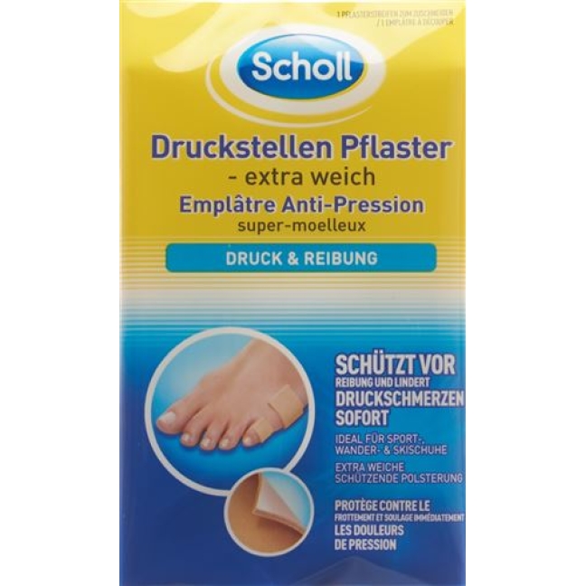 Scholl Druckstellen пластырей Extra Weich