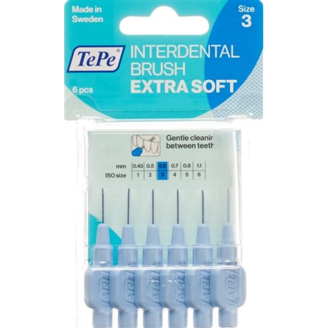 TePe Interdentalbursten X-soft 0.6мм 6 штук