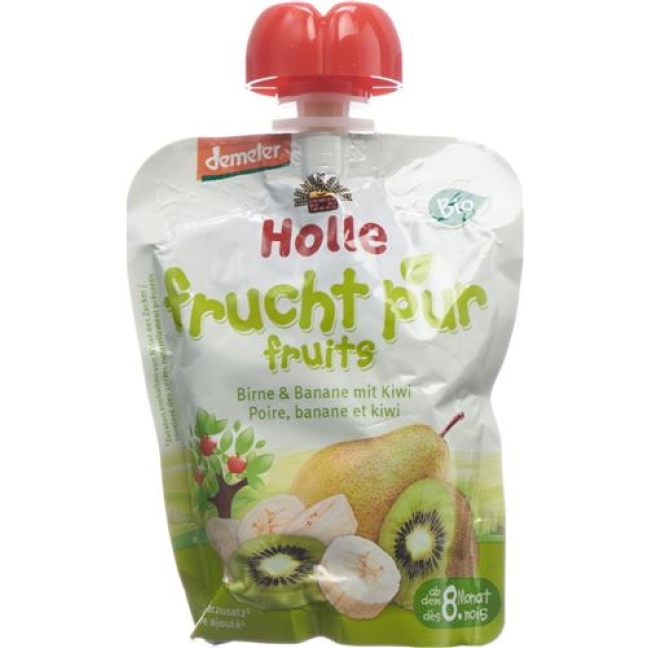 Holle Pouchy Birne&banane mit Kiwi 90г