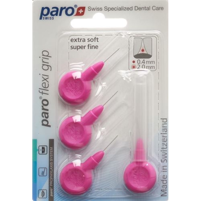 Paro Flexi Grip 2мм Superfine Pink 4 штуки