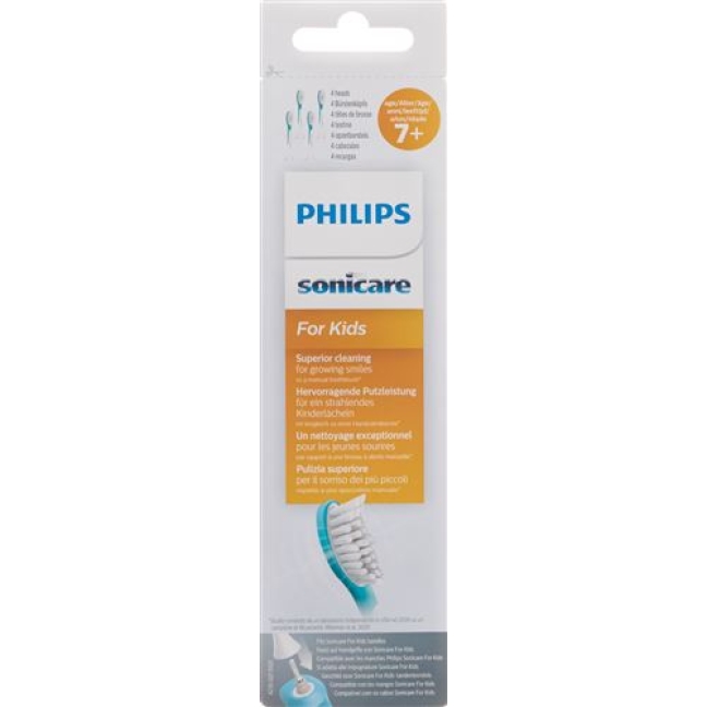 Philips Sonicare Ersatzbuer Kids Standard Hx6044/33 7j 4 штуки