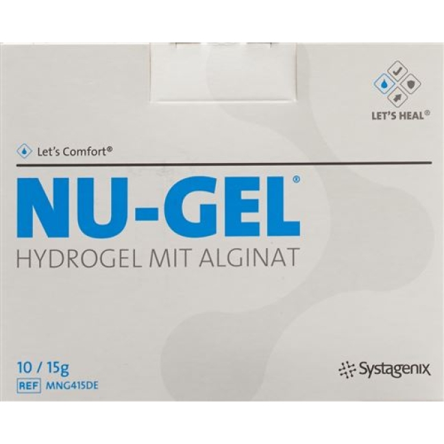 Nu гель Hydrogel mit Alginat 10x 15г