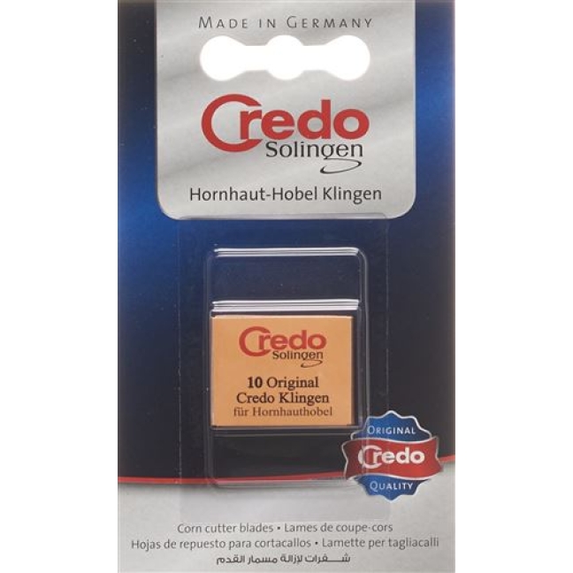 Credo Ersatzklingen Hornhauthobel 2x 10 штук