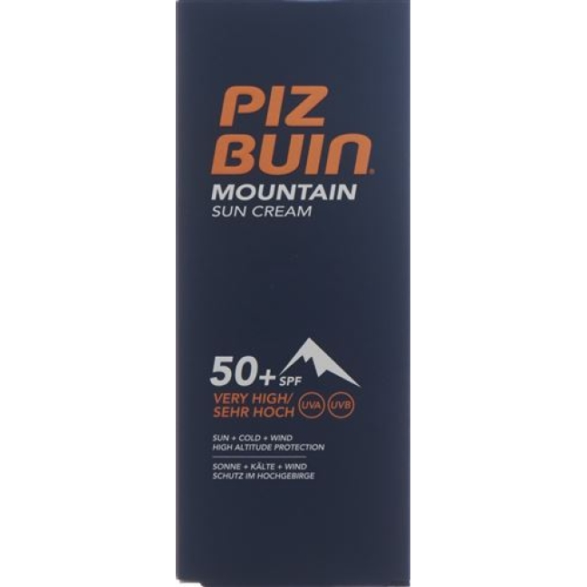 Piz Buin Mountain крем SPF 50+ в тюбике 50мл