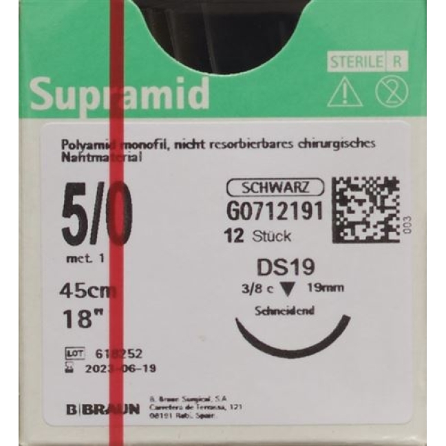 SUPRAMID 45CM 19 5-0 SCHWA