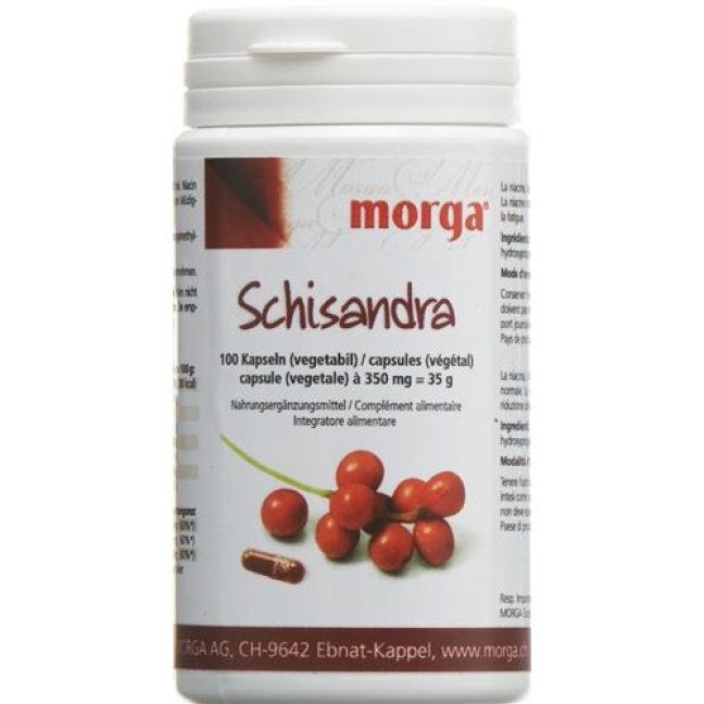 Morga Schisandra Vegicaps доза 100 штук