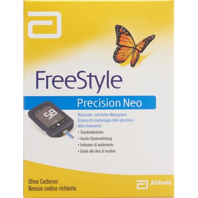 Abbott FreeStyle Precision Neo система мониторинга уровня глюкозы в крови