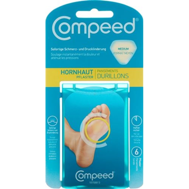 Compeed Hornhautpflaster Medium 6 штук