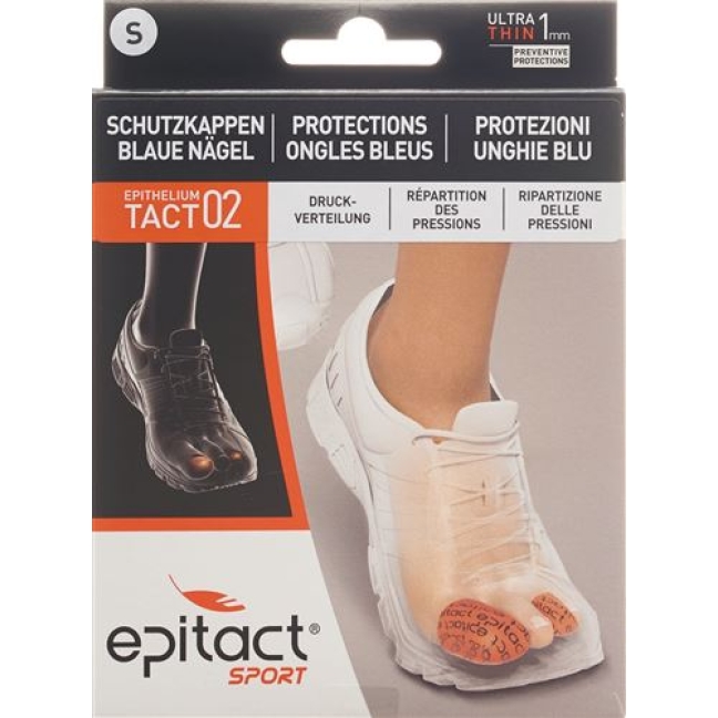 Epitact Sport Zehenschutz Blaue Nagel S 23мм 2 штуки