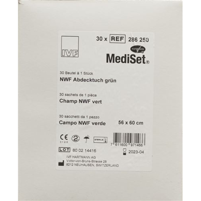 MEDISET IVF NWF ABDECKT56X60CM