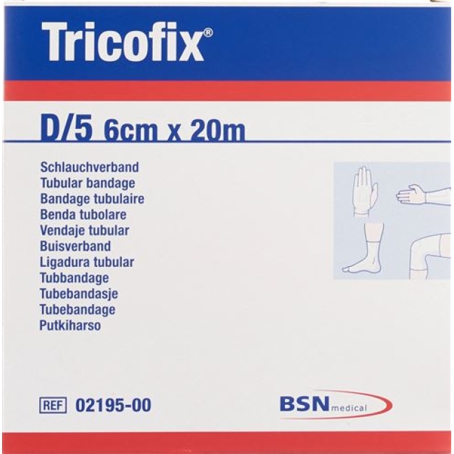 Tricofix Schlauchverband Grd 5-6см/20м