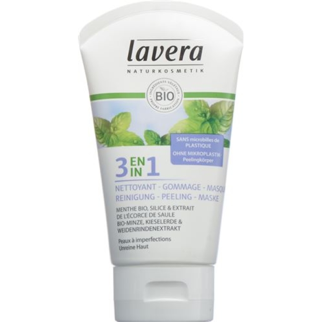 Lavera 3in1 Reinigung Peeling Maske 125мл