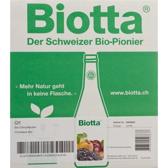 BIOTTA DOERRPFLAUME BIO