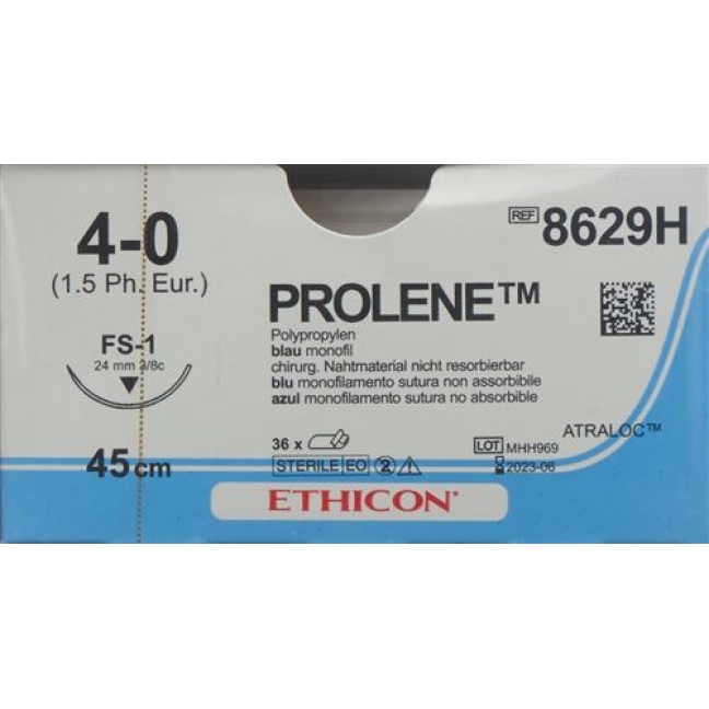 PROLENE 45CM BLAU 4-0 FS-1