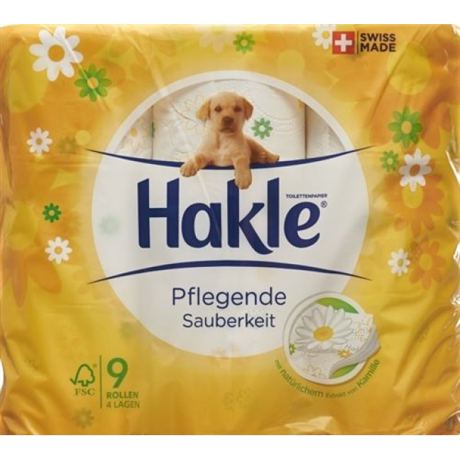 Hakle Pflegende Sauberkeit FSC 9 штук