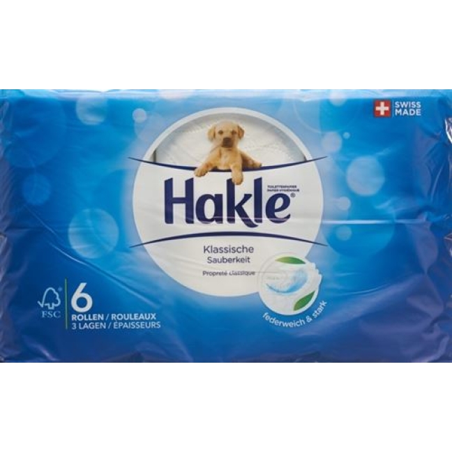 Hakle Klassische Sauberkeit Weiss FSC 24 штуки