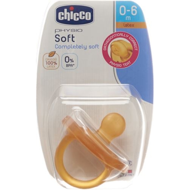 Chicco Beruhigungssauger Physio 0-6m Kaut Gommotto Mini