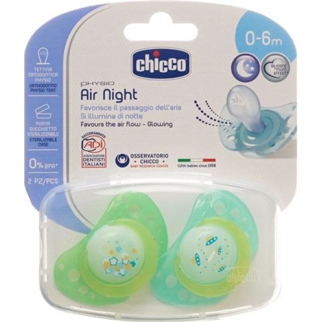 CHICCO PHYS SAUG GLOW 0-6M IDF