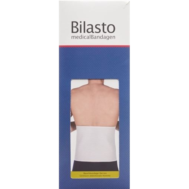 Bilasto повязка для живота Herren M Weiss Klett