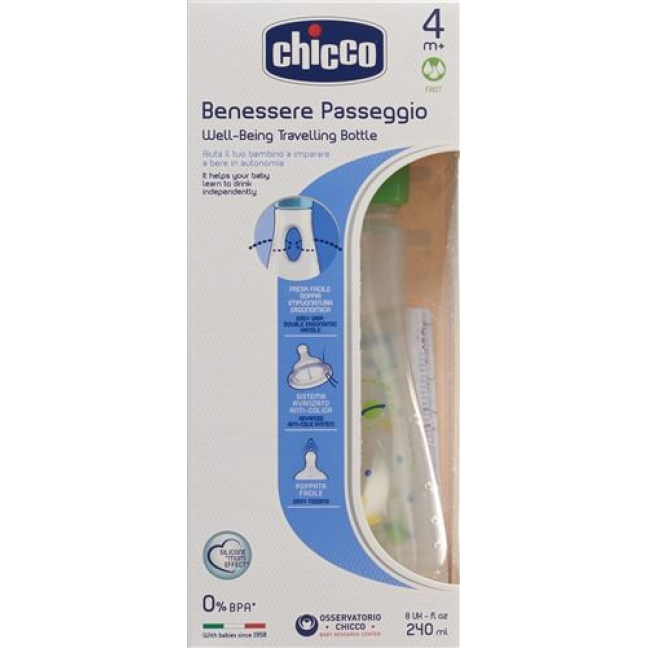 CHICCO GREI FL PP 240ML 0%BPA