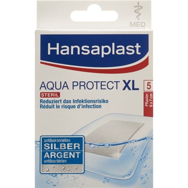 Hansaplast Med Aqua Protect XL 5 штук